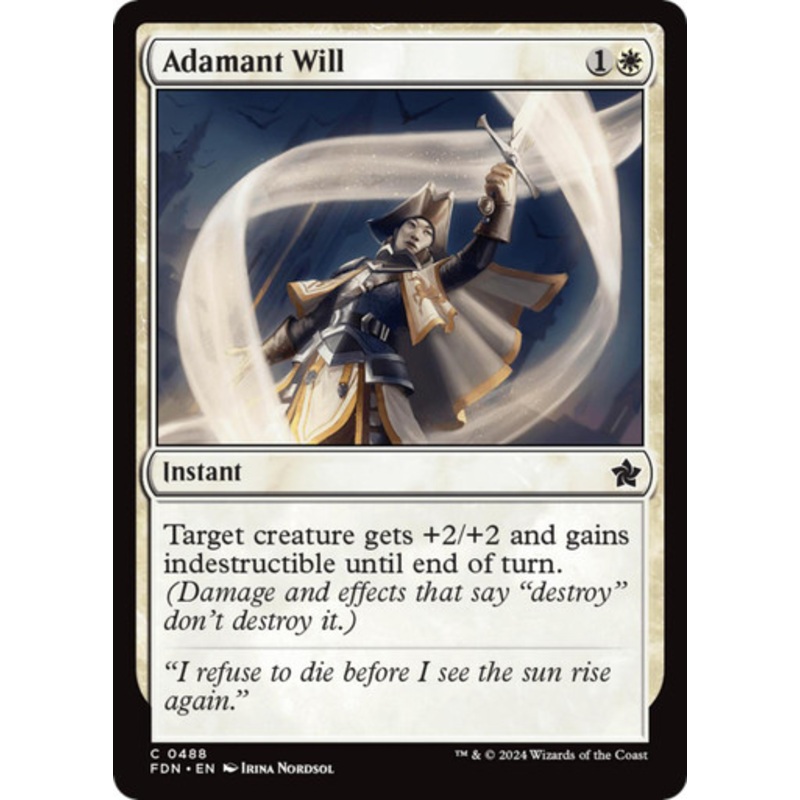 Adamant Will | Foundations