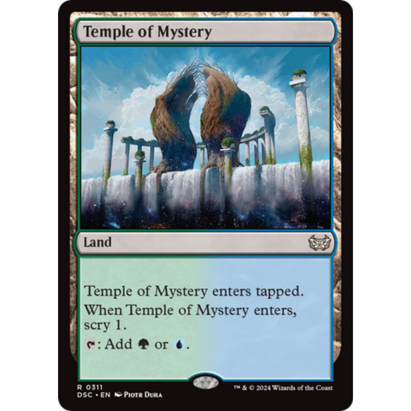 Temple of Mystery | Duskmourn: House of Horror Commander