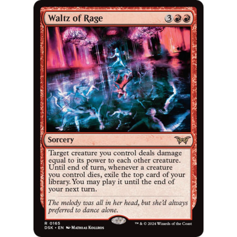 Waltz of Rage (Foil) | Duskmourn: House of Horror