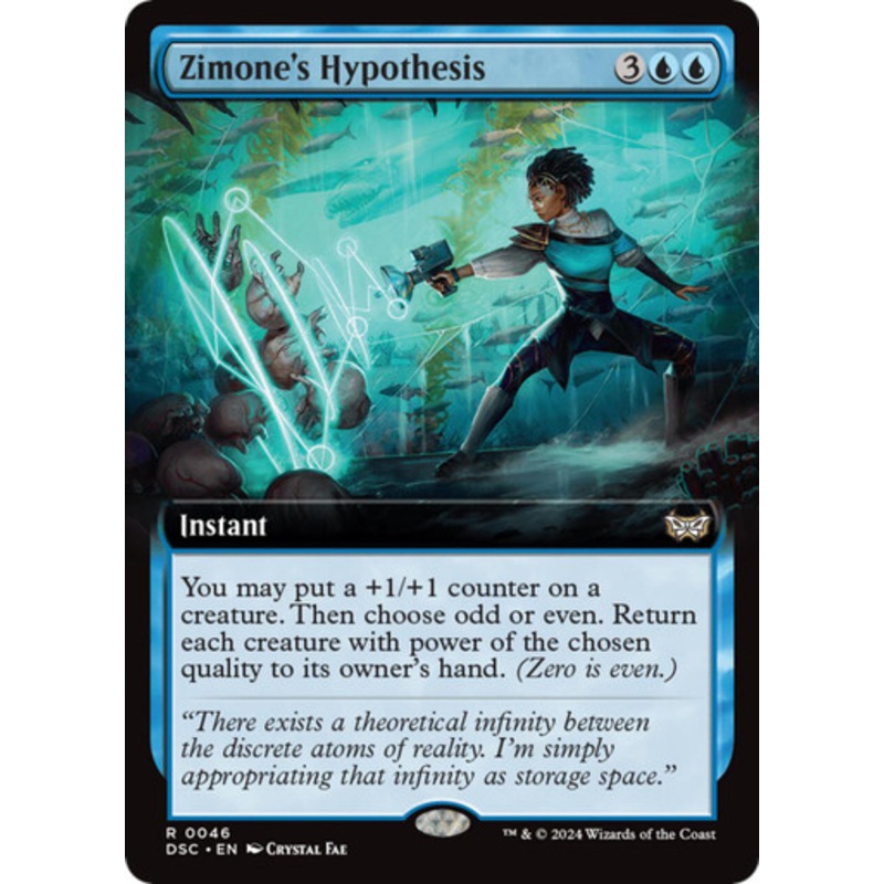 Zimone's Hypothesis (Extended Art) | Duskmourn: House of Horror Commander