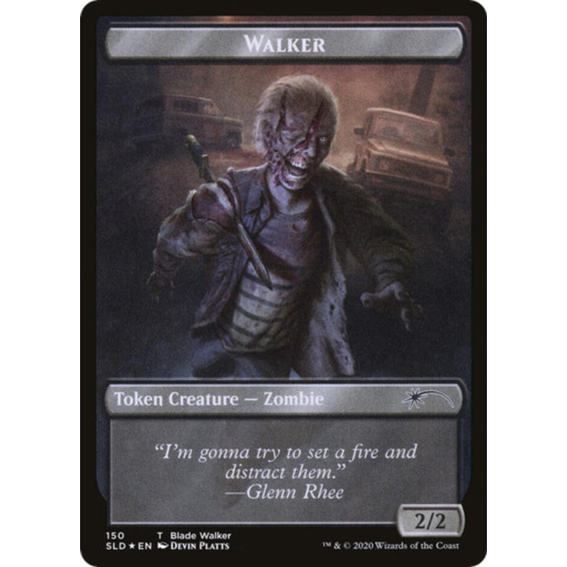 Walker Token (#150) (Secret Lair - The Walking Dead) (Secret Lair - The Walking Dead) | Secret Lair Drops