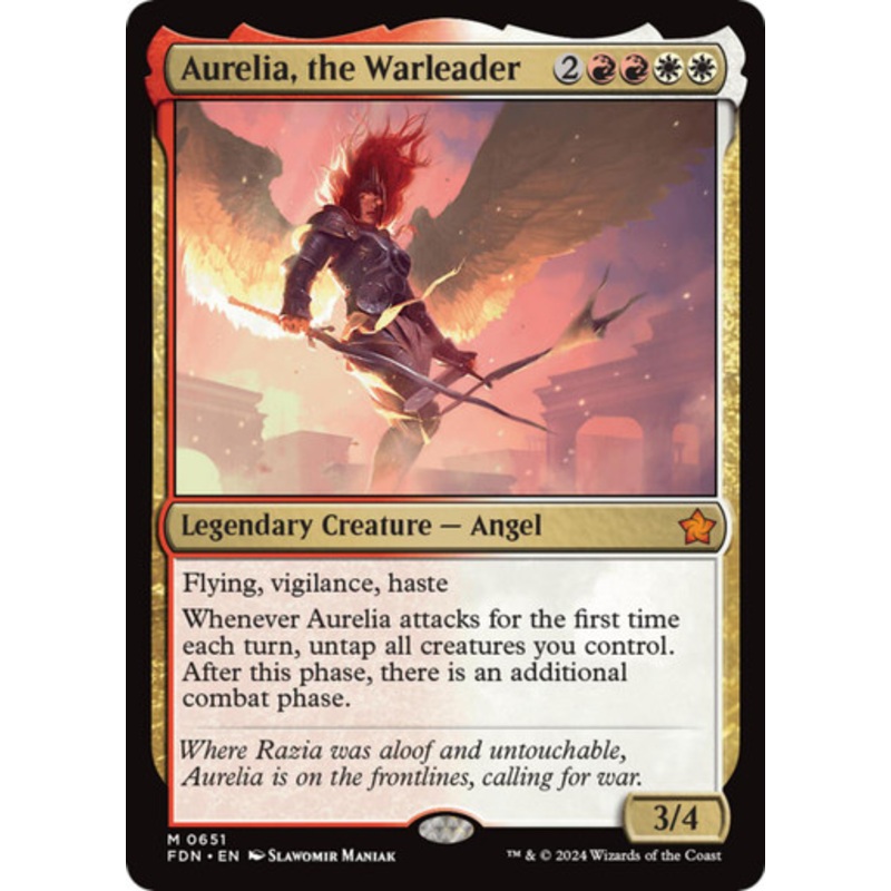 Aurelia, the Warleader | Foundations