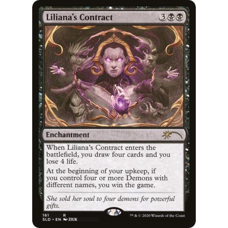 Liliana's Contract (Secret Lair - Read the Fine Print) | Secret Lair Drops
