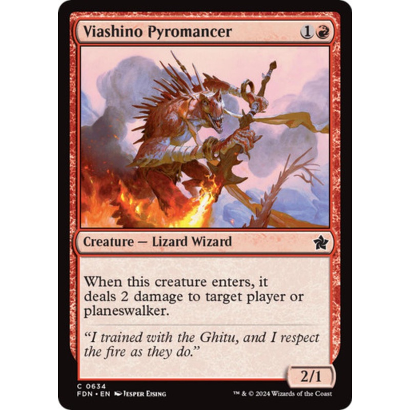 Viashino Pyromancer | Foundations