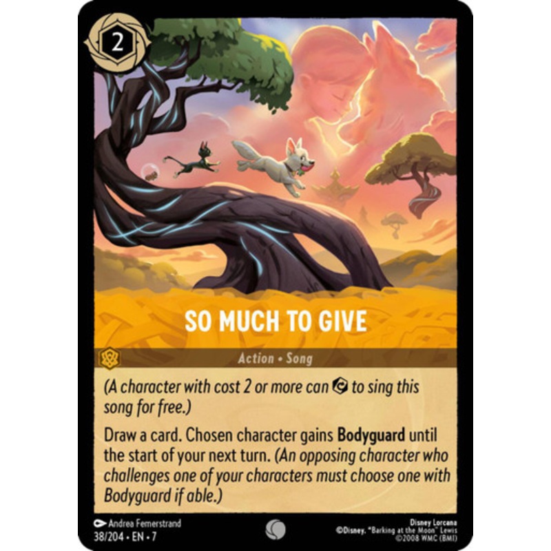So Much to Give (Foil)