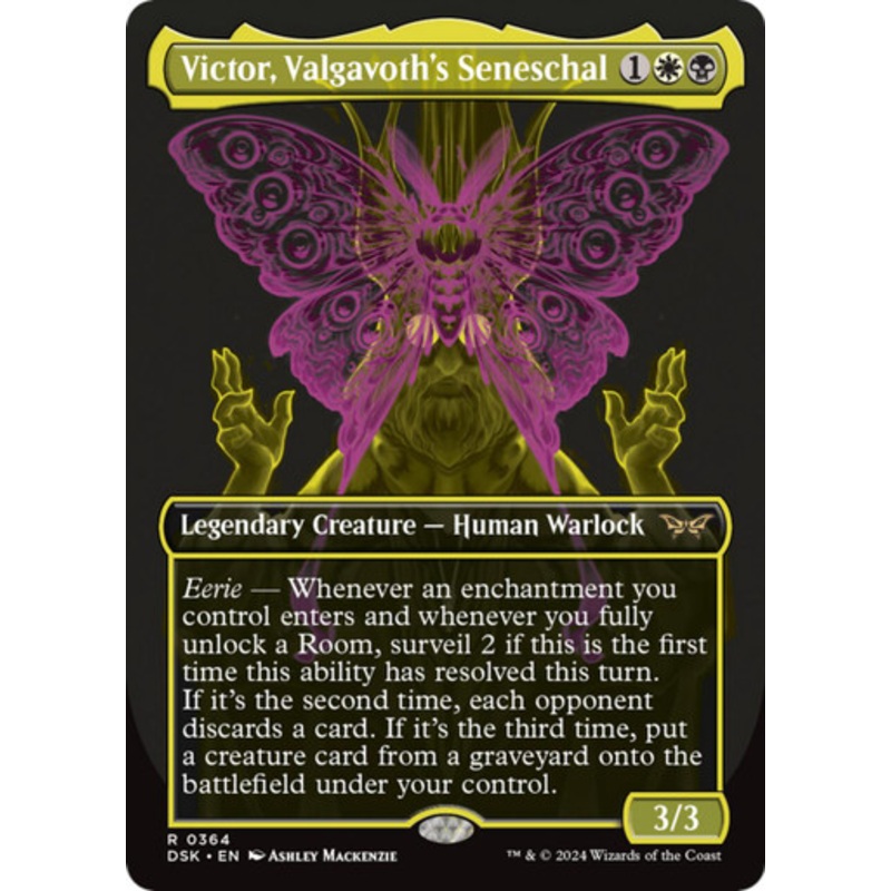 Victor, Valgavoth's Seneschal (Borderless Art) | Duskmourn: House of Horror