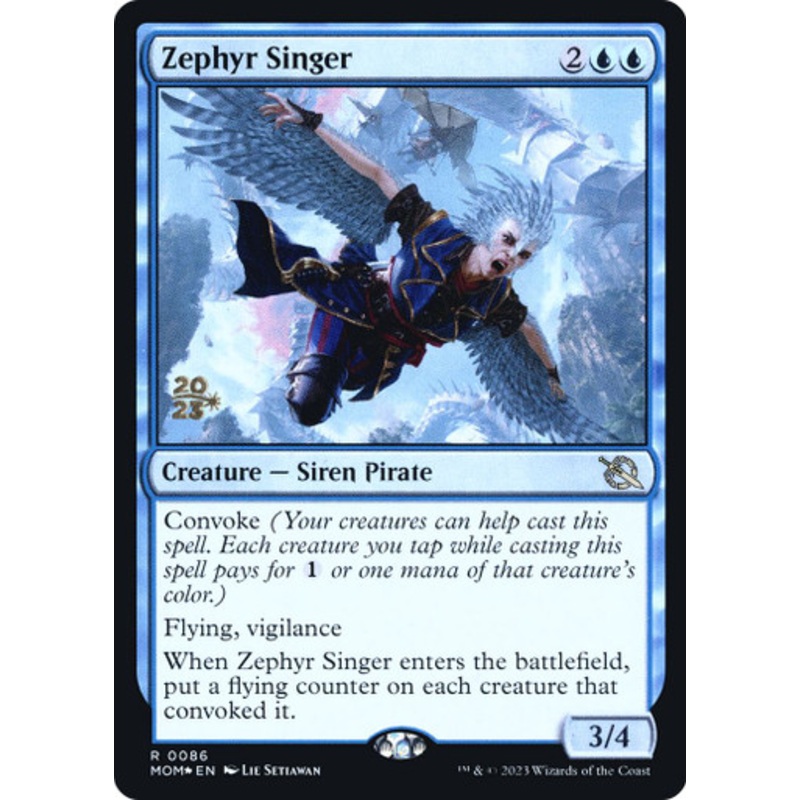 Zephyr Singer (Prerelease Foil) | March of the Machine