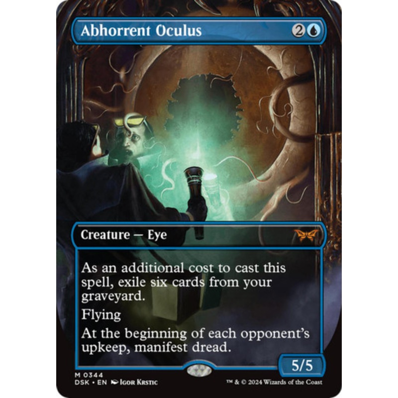 Abhorrent Oculus (Borderless Art) | Duskmourn: House of Horror