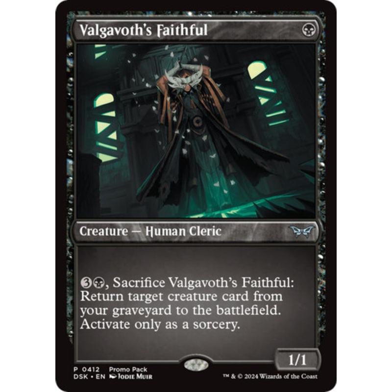 Valgavoth's Faithful (Promo Pack Non-foil) | Duskmourn: House of Horror