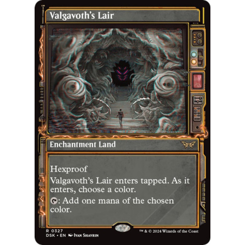 Valgavoth's Lair (Showcase Frame) | Duskmourn: House of Horror