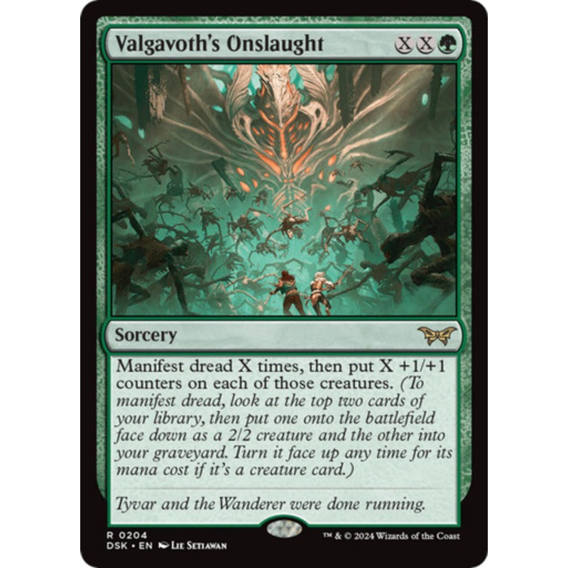 Valgavoth's Onslaught (Foil) | Duskmourn: House of Horror