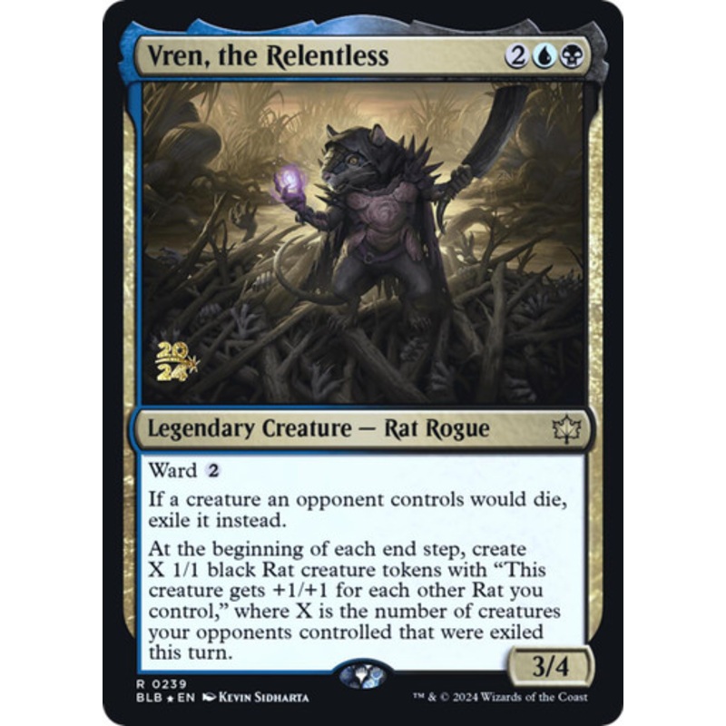 Vren, the Relentless (Prerelease Foil) | Bloomburrow