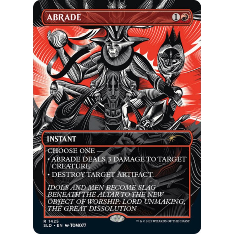 Abrade (Foil) (Secret Lair - Absolute Annihilation) | Secret Lair Drops