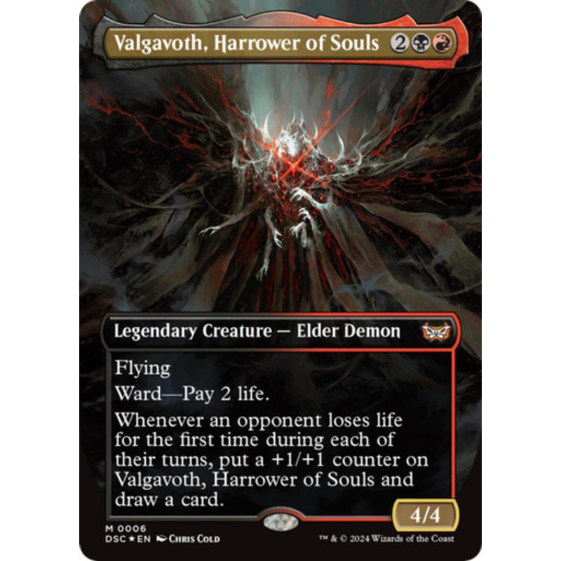 Valgavoth, Harrower of Souls (Borderless Foil)