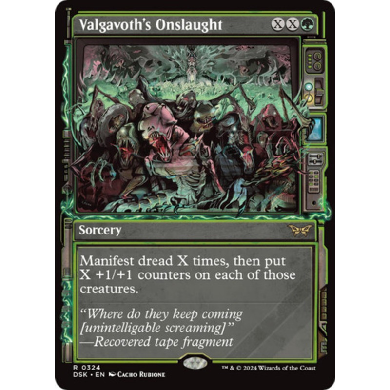 Valgavoth's Onslaught (Showcase Foil) | Duskmourn: House of Horror