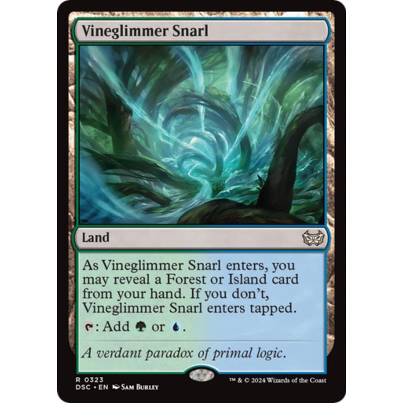 Vineglimmer Snarl | Duskmourn: House of Horror Commander