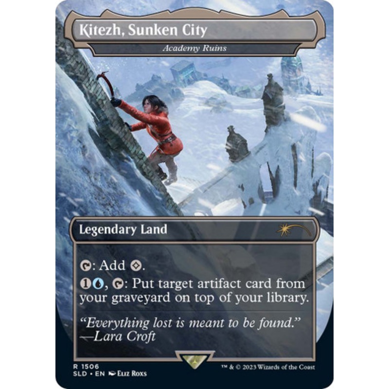 Academy Ruins [Kitezh, Sunken City] (Foil) (Secret Lair - Tomb Raider) | Secret Lair Drops