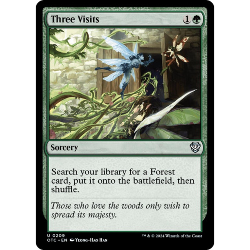Three Visits | Outlaws of Thunder Junction Commander