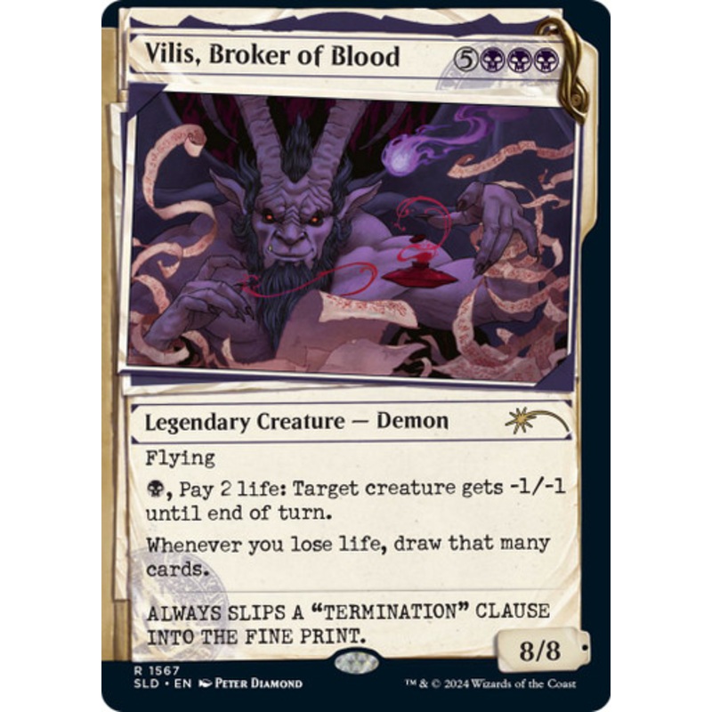 Vilis, Broker of Blood (Foil) (Secret Lair - Murders at Karlov Manor) | Secret Lair Drops
