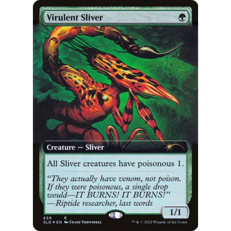 Virulent Sliver (Foil) (Secret Lair - Surprise Slivers) | Secret Lair Drops