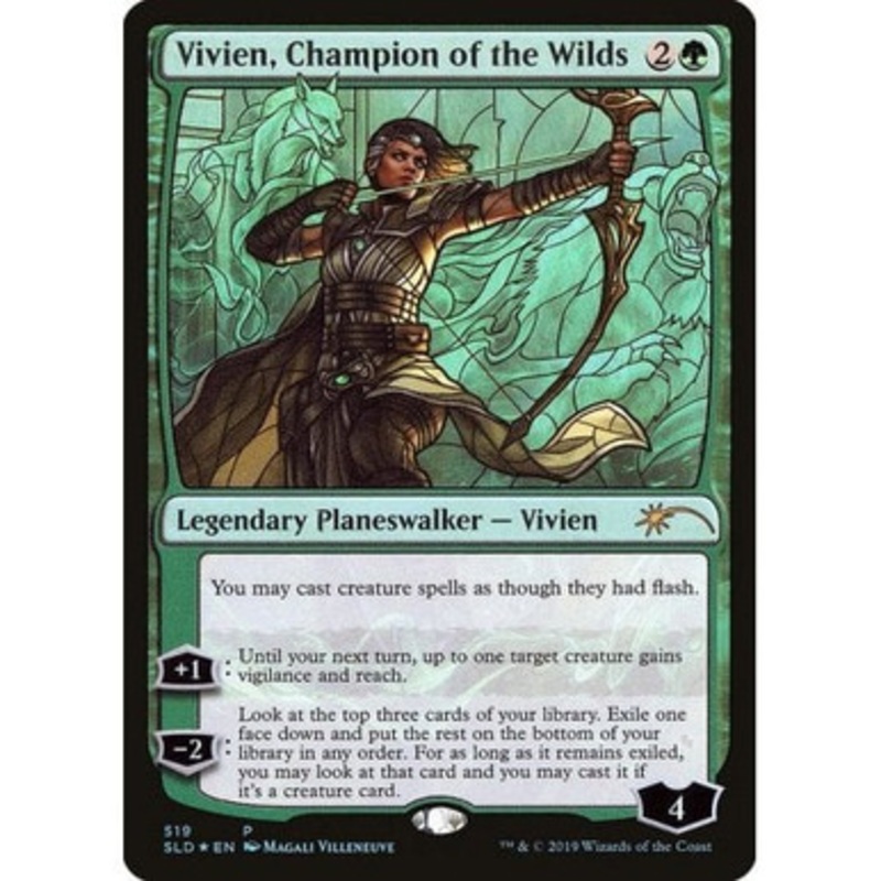 Vivien, Champion of the Wilds (Stained Glass Foil) (Secret Lair - Stained Glass Planeswalkers) | Secret Lair Drops