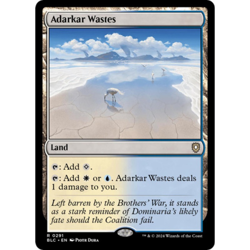 Adarkar Wastes | Bloomburrow Commander