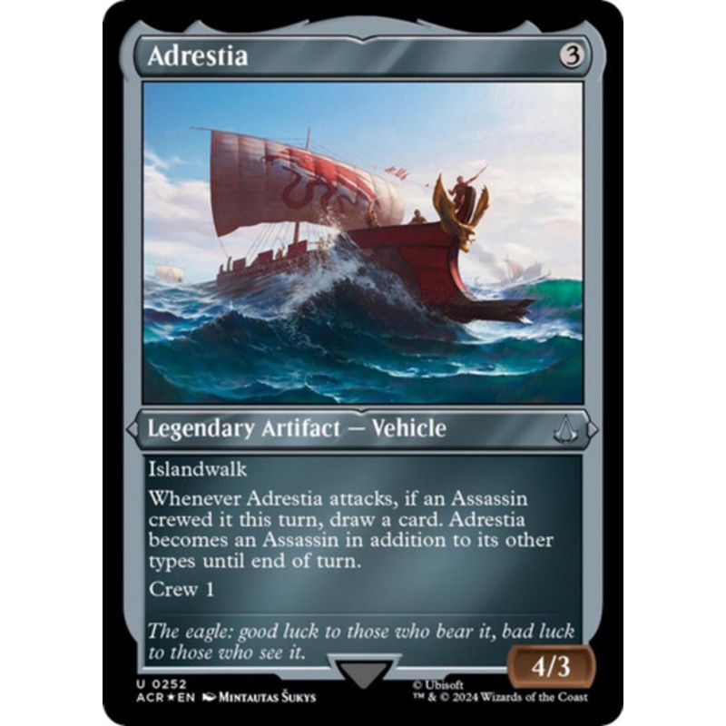 Adrestia (Etched Foil) | Universes Beyond: Assassin's Creed
