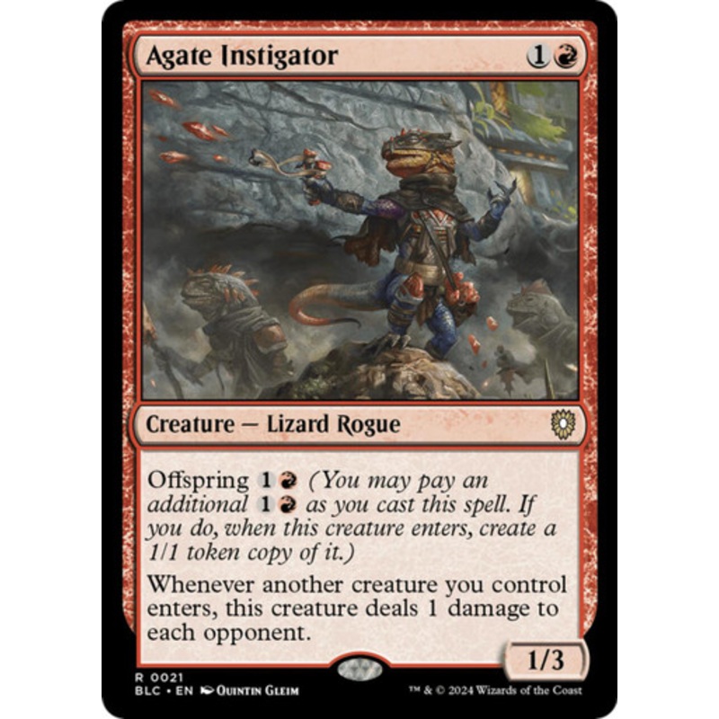Agate Instigator | Bloomburrow Commander