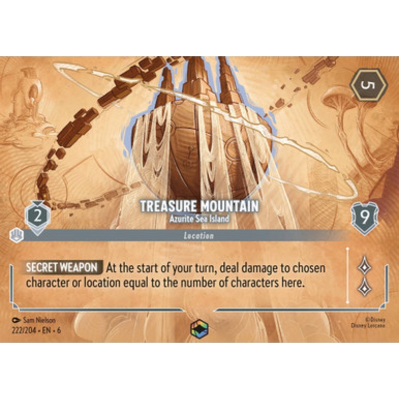 Treasure Mountain - Azurite Sea Island (Enchanted Rare)