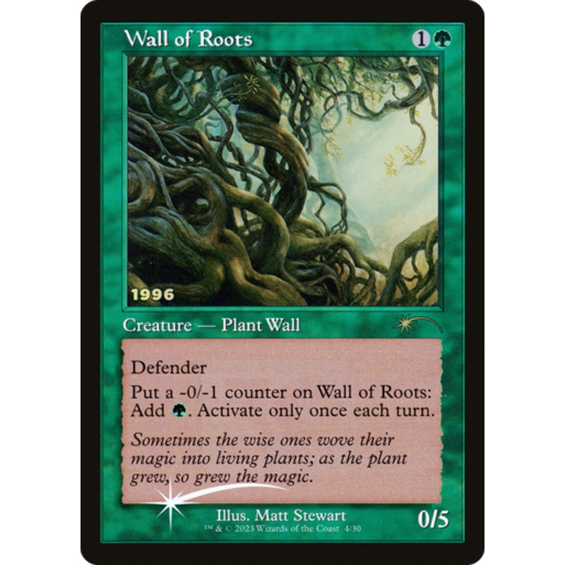 Wall of Roots (30th Anniversary foil) | Promotional Cards