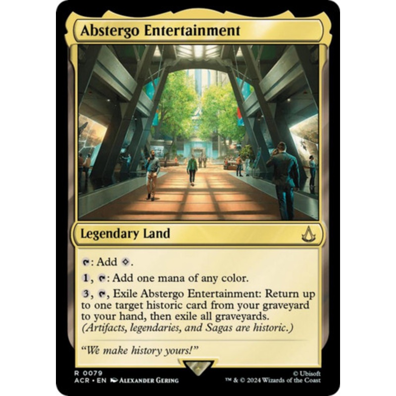 Abstergo Entertainment (Foil) | Universes Beyond: Assassin's Creed