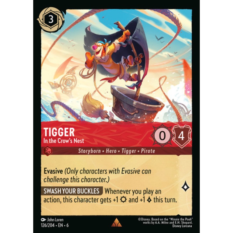 Tigger - In the Crow's Nest