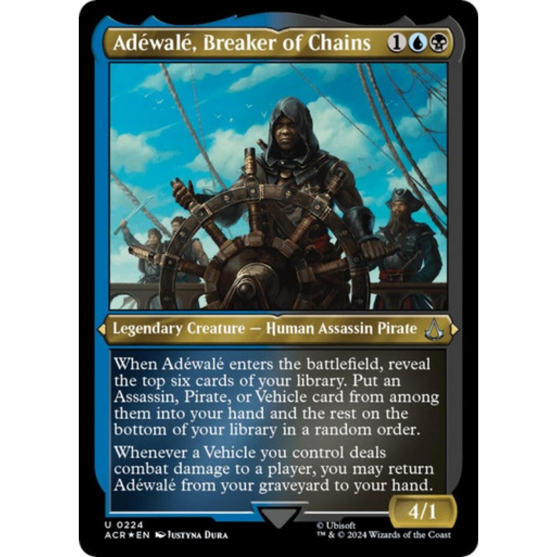 Adewale, Breaker of Chains (Etched Foil) | Universes Beyond: Assassin's Creed
