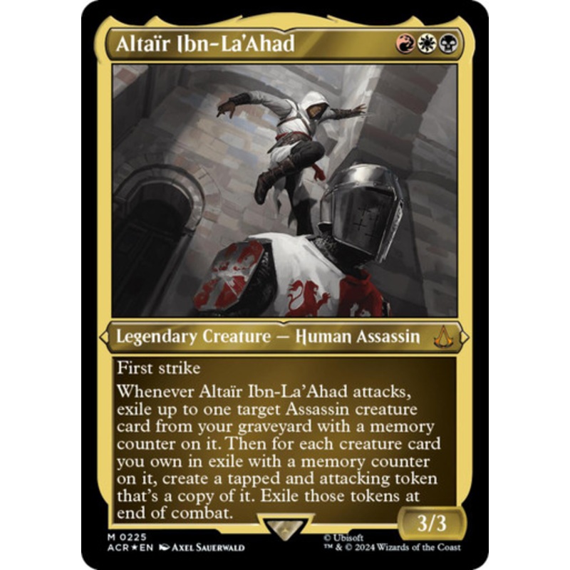 Altair Ibn-La'Ahad (Etched Foil) | Universes Beyond: Assassin's Creed