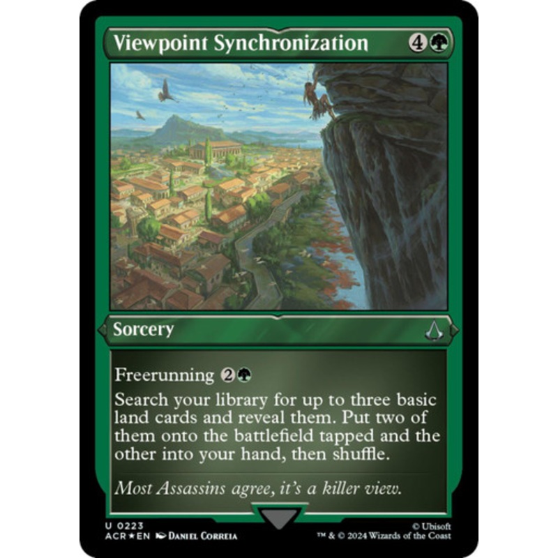 Viewpoint Synchronization (Etched Foil) | Universes Beyond: Assassin's Creed