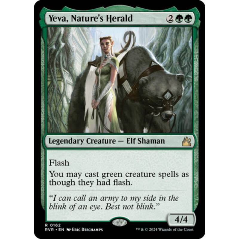 Yeva, Nature's Herald (Foil) | Ravnica Remastered