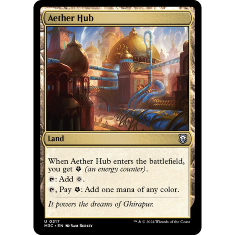 Aether Hub (Ripple Foil) | Modern Horizons 3 Commander