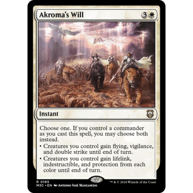 Akroma's Will (Ripple Foil) | Modern Horizons 3 Commander