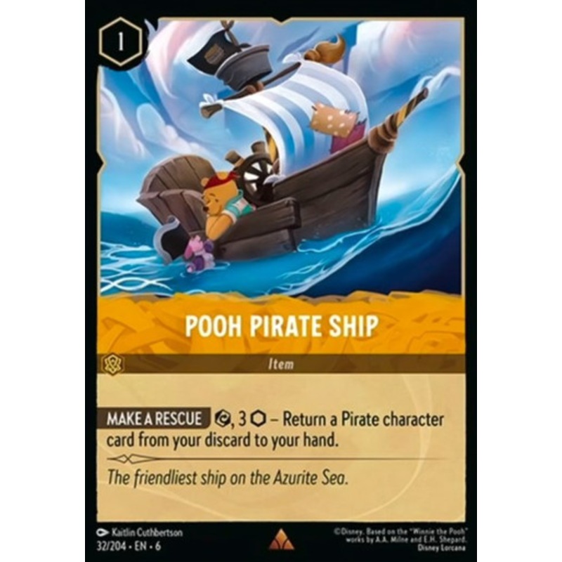 Pooh Pirate Ship (Foil)
