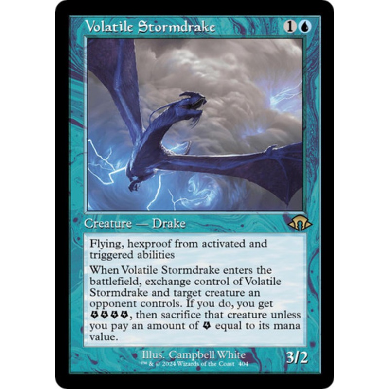 Volatile Stormdrake (Retro Frame) | Modern Horizons 3