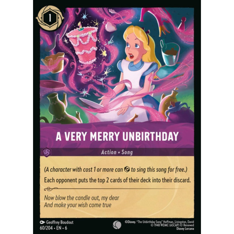 A Very Merry Unbirthday (Foil)