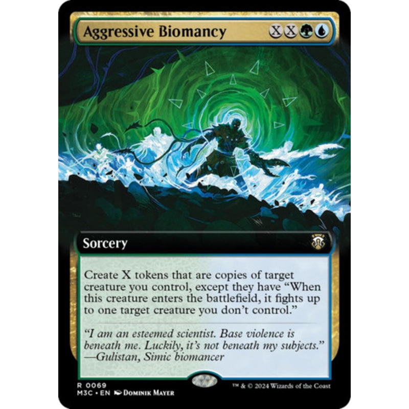 Aggressive Biomancy (Extended Art) | Modern Horizons 3 Commander