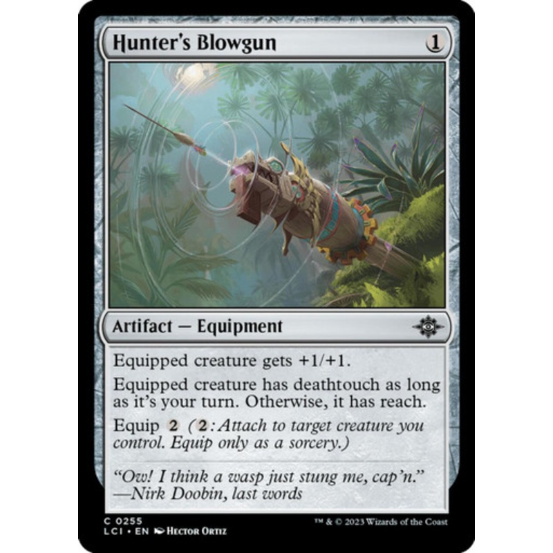 Hunter's Blowgun (foil) | Lost Caverns of Ixalan