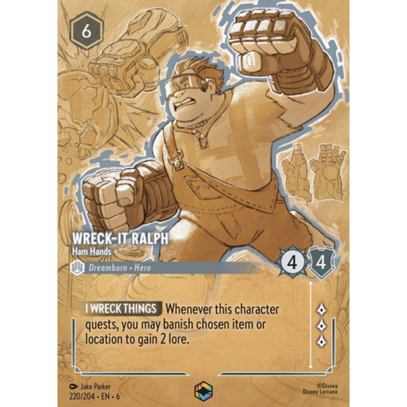 Wreck-It Ralph - Ham Hands (Enchanted Rare)
