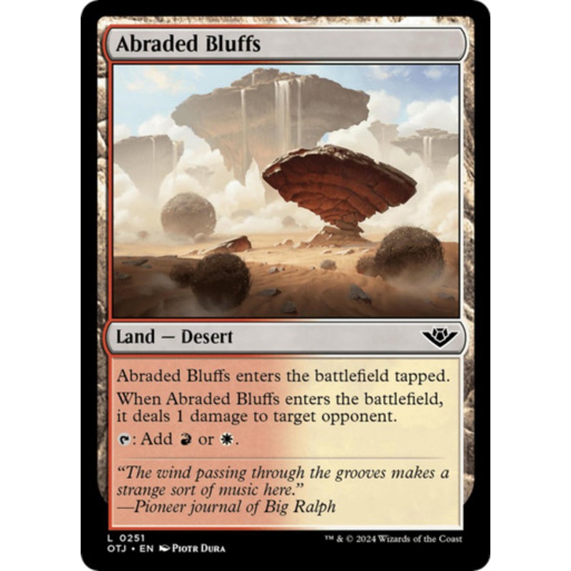 Abraded Bluffs | Outlaws of Thunder Junction