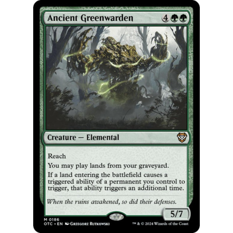 Ancient Greenwarden | Outlaws of Thunder Junction Commander