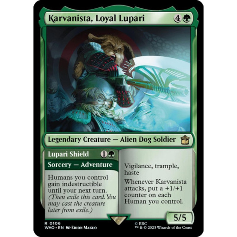 Karvanista, Loyal Lupari | Universes Beyond: Doctor Who