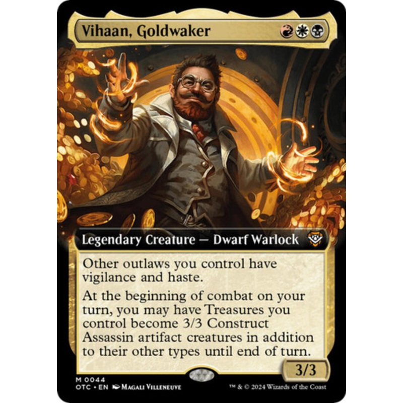 Vihaan, Goldwaker (Extended Art Foil) | Outlaws of Thunder Junction Commander