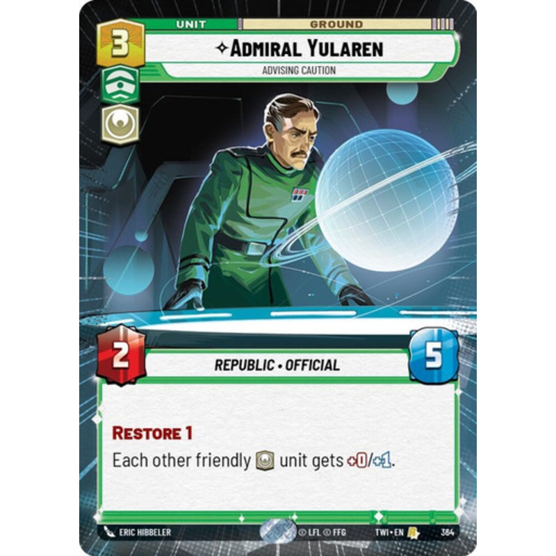 Admiral Yularen, Advising Caution (Hyperspace Frame)