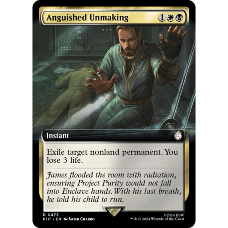 Anguished Unmaking (Extended Art) (Foil)